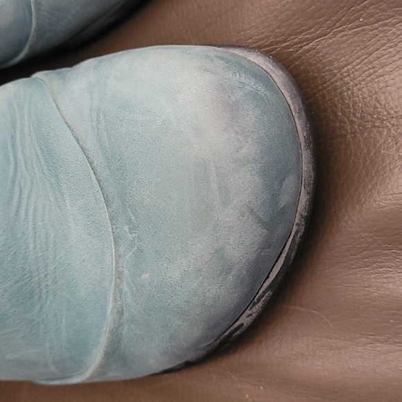 Groundhog Leather Booties. TEAL Sz 6 - Picture 7 of 8